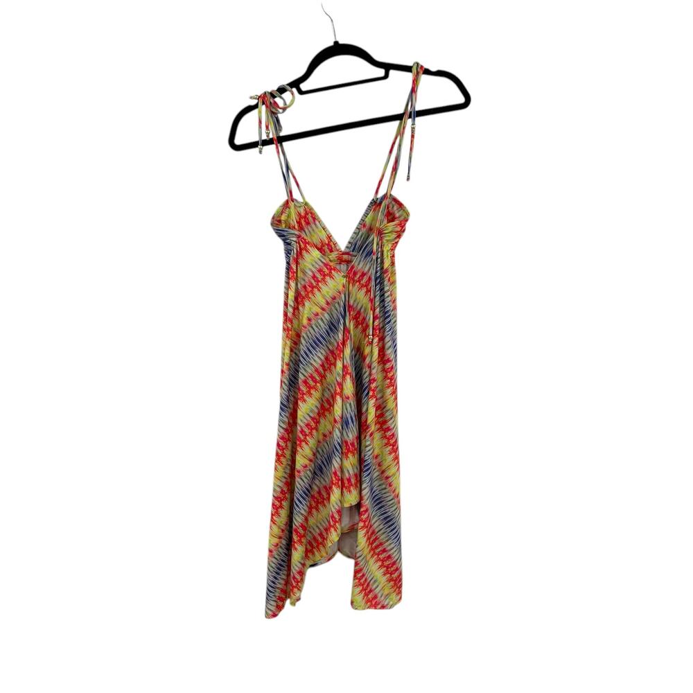 PilyQ Girls Rion Dress Swimsuit Cover-Up Colorful Stripe Tie Dye Size Small - Picture 6 of 15